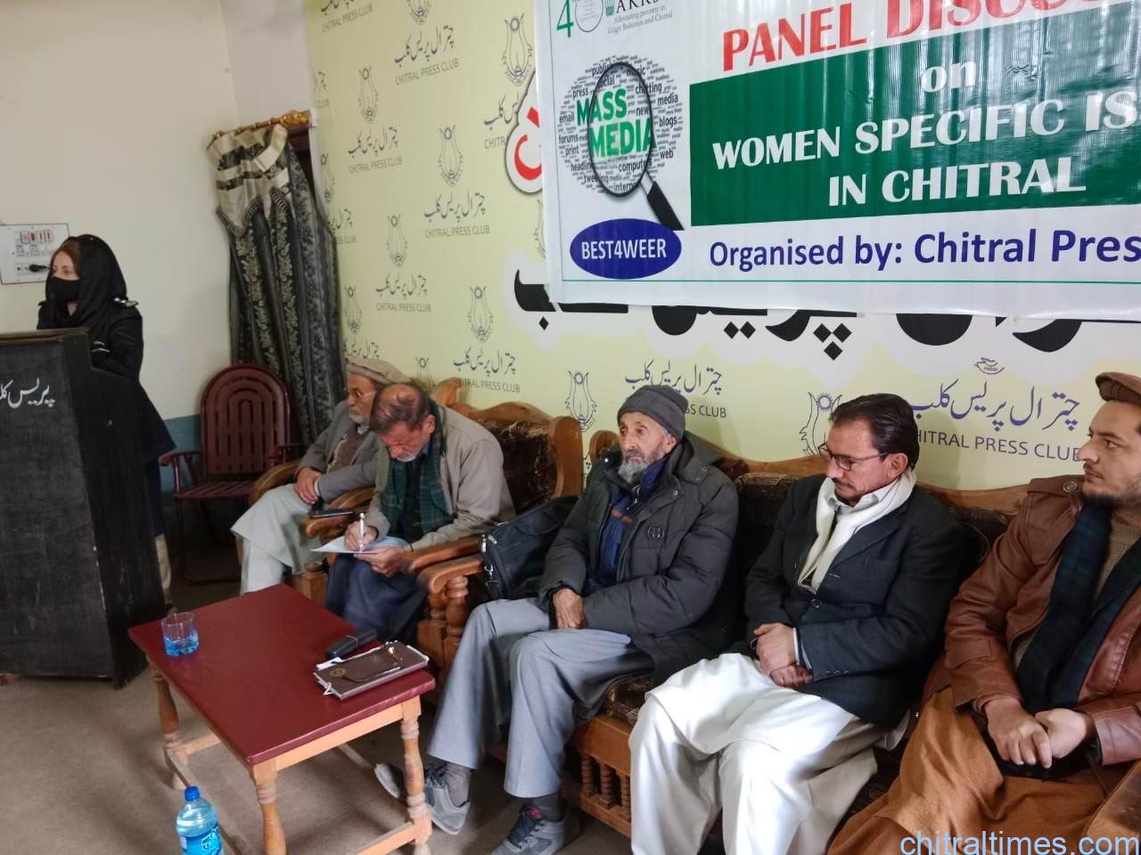 chitraltimes chitral press club discussion panel on women issues in chitral 6