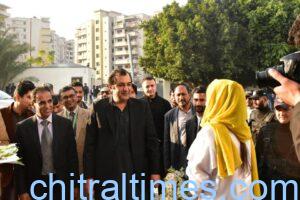 chitraltimes cm gb visit iqra uni islamabad4