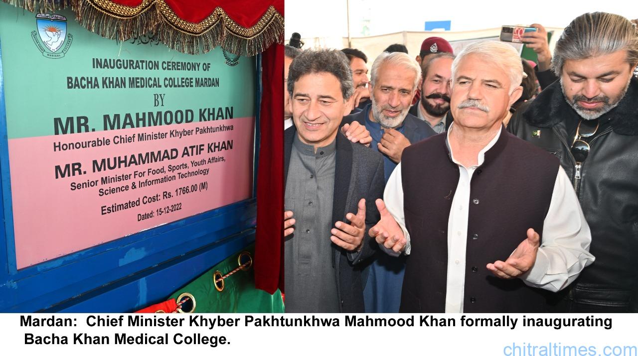 chitraltimes cm inagurates projects in Mardan