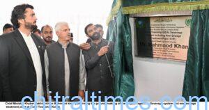 chitraltimes cm inaugurating water supply project in kohat