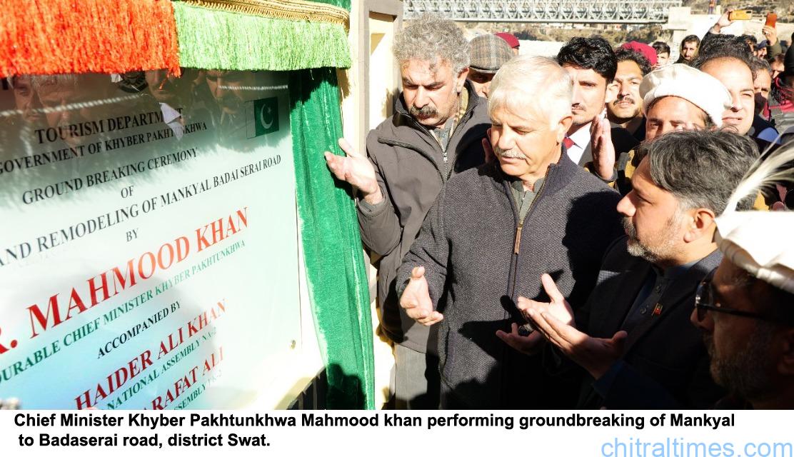 chitraltimes cm kp inagurating projects in swat