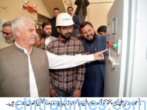chitraltimes cm mahmood khan inagurated development projects in Mansehra