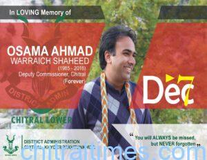 chitraltimes dc chitral osama shaheed