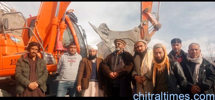 chitraltimes gaht road repair started