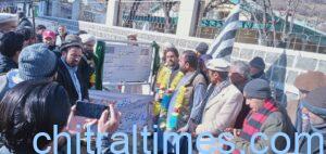 chitraltimes garamchashma bazar road repair works starts 1