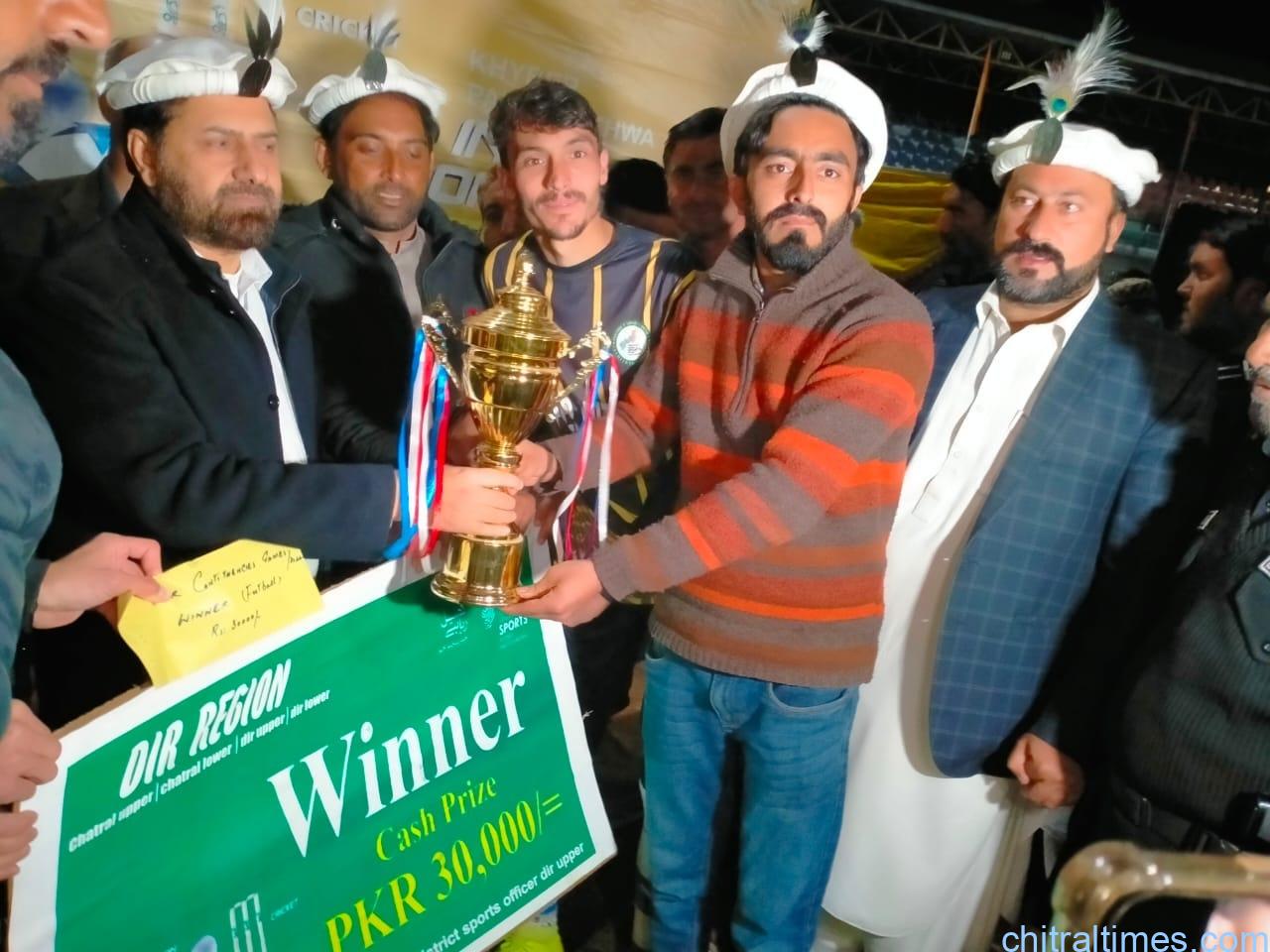 chitraltimes inter sports football winner upper chitral