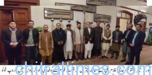 chitraltimes journalist forum met governor kp haji ghulam ali