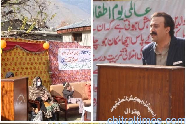 chitraltimes social welfare department organizes program on special person day1