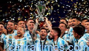 fifa world cup winner argentine messi