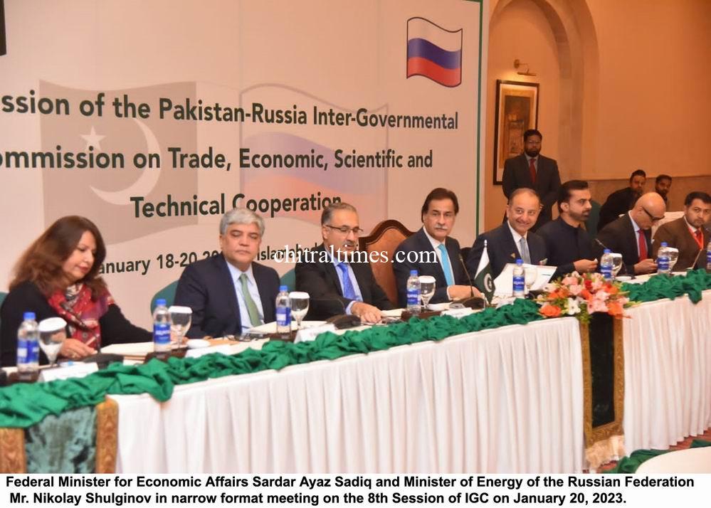 chitraltimes Joint Statement of the 8th Session of Pakistan Russia Inter Governmental Commission on Trade Economic Scientific and Technical Cooperation held