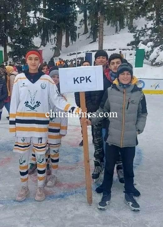 chitraltimes chitral women ice hockey team champion in gilgit nalter kp