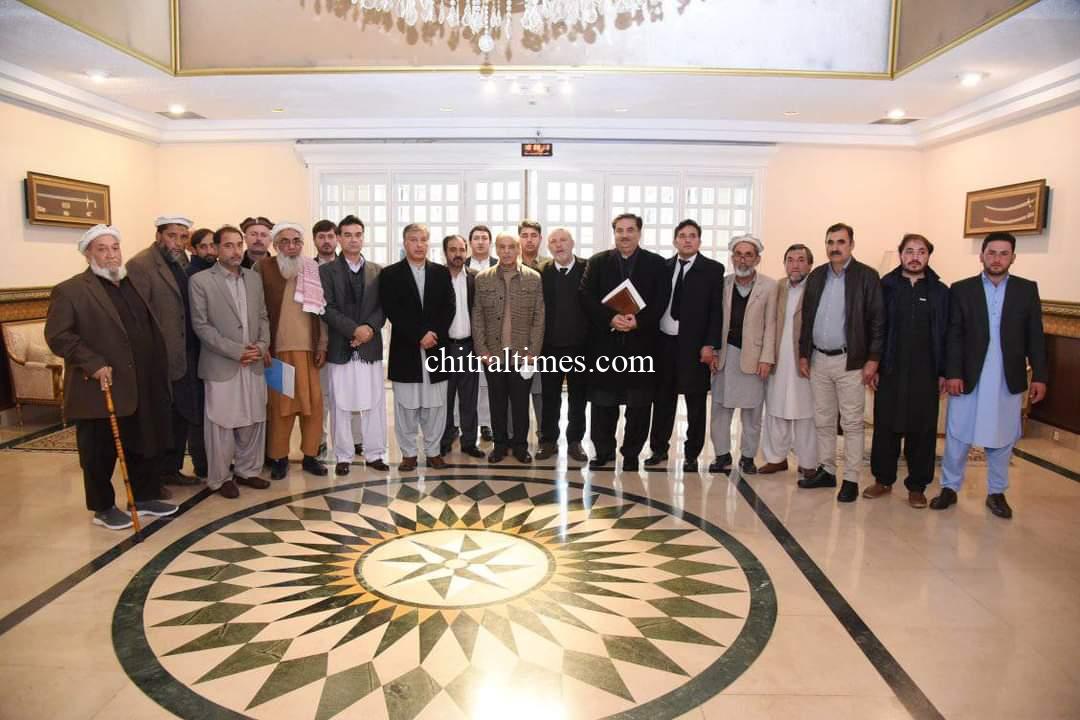 chitraltimes chitrali delegation met pm shahbaz sharif