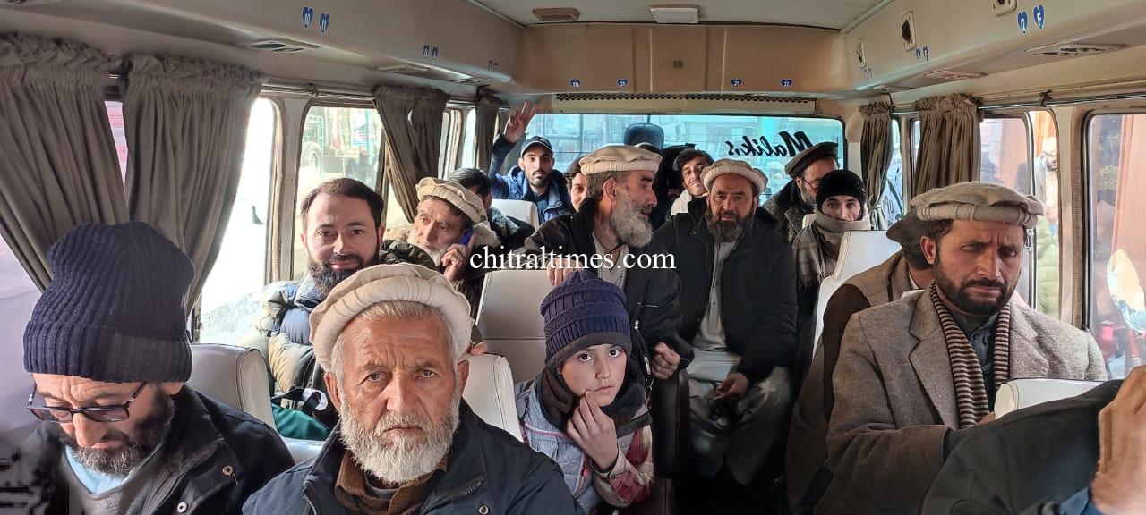 chitraltimes ji delegation on the way to mansora