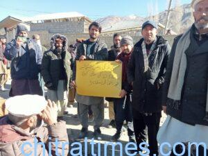 chitraltimes shagram protest for internet facility