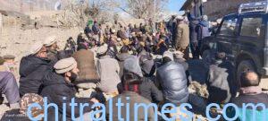 chitraltimes shagram protest for internet facility 4g