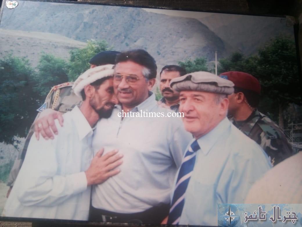 ahmad khan with gen musharaf chitral