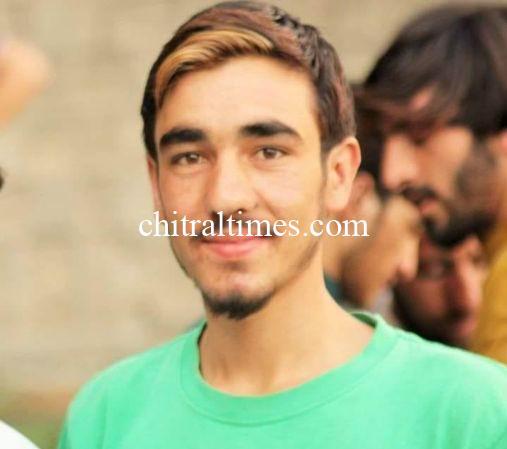 chitraltimes a young man zakirullah form kuragh died in a road accident