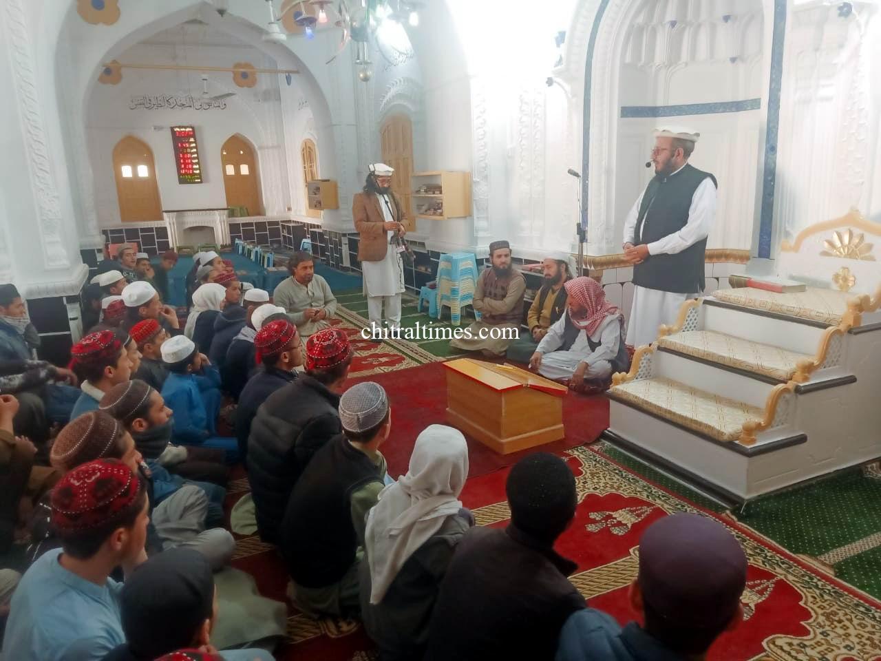 chitraltimes shahi masjid program against qadyani