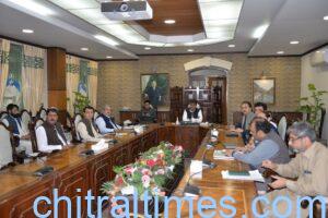 chief secretary chairing wheat flour meeting