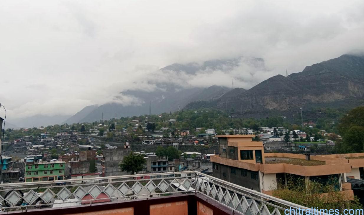 chitraltimes chitral town rain weather danin