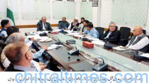 chitraltimes fpcci meeting with caretaker minister kp