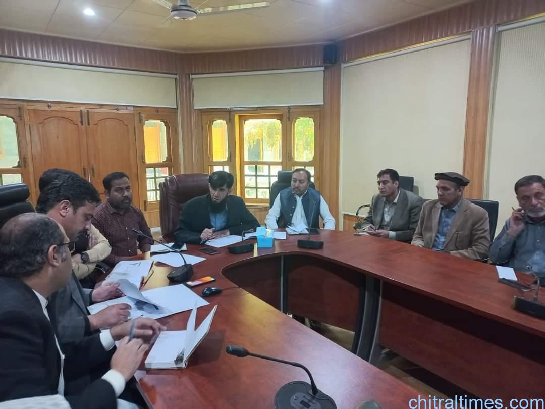 chitral polio eradication meeting dc lower chaired