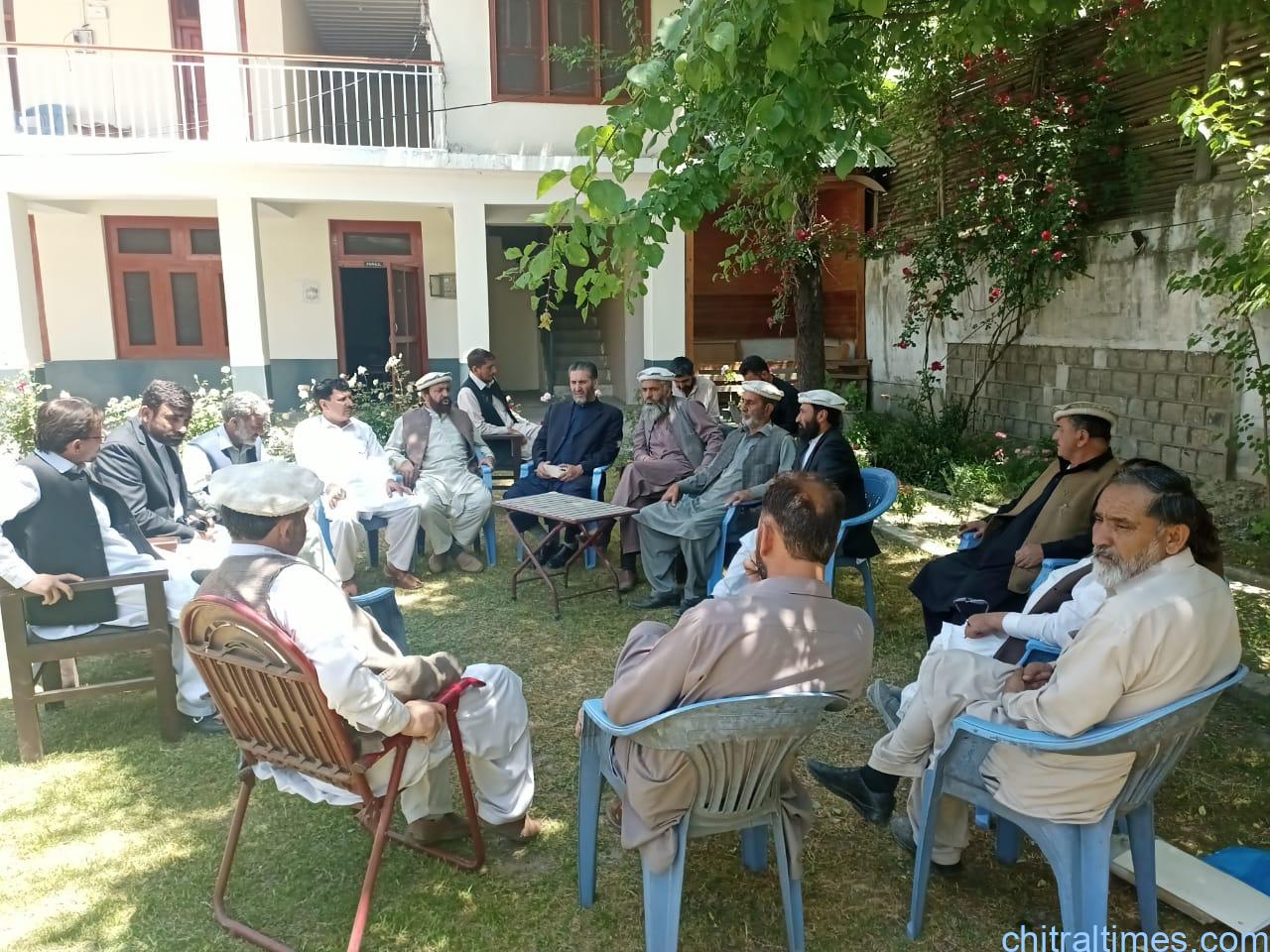 chitraltimes all parties meeting on flour shortage in chitral