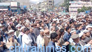 chitraltimes chitral protest rally against wheat price hike and flour shortage 3