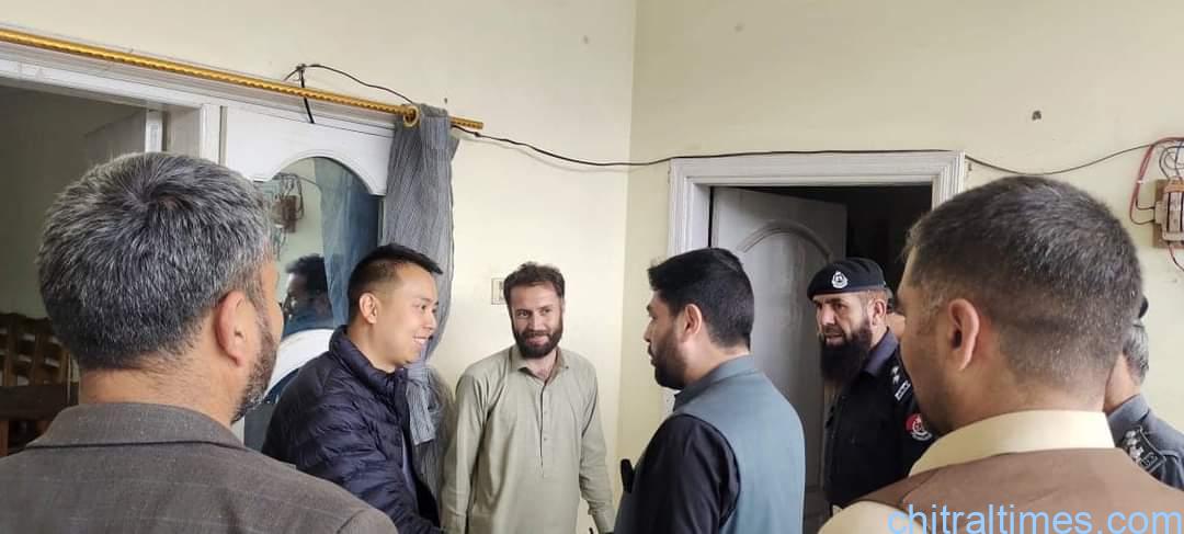 chitraltimes dpo chitral visit lawi project and ps drosh 1