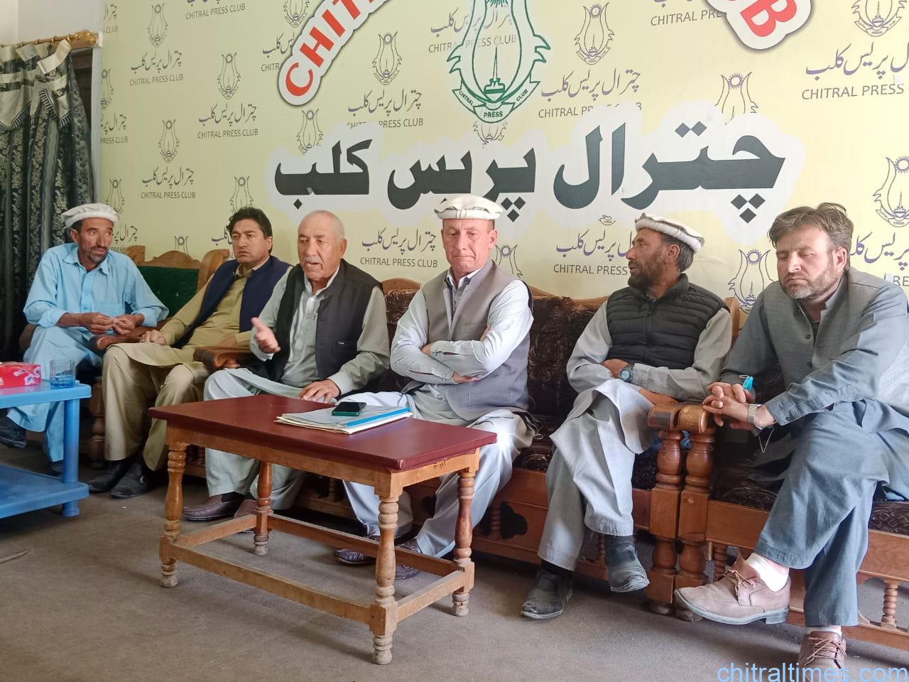 chitraltimes muhammad hussain and others gobor press confrence