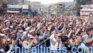chitraltimes price hike protest crowd rally jalsa
