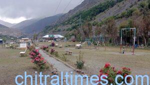 chitraltimes shaheed osama warraich park chitral dc park 2