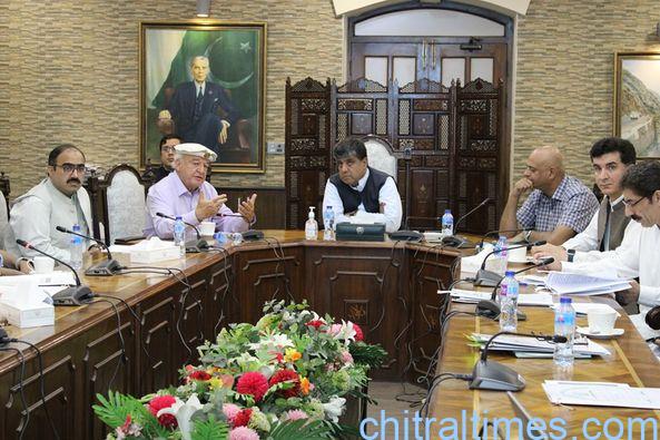 chitraltimes chief secretary kp meeting chitral delegation siraj