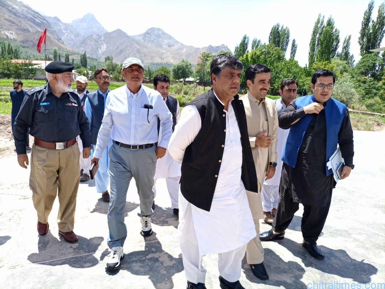 chitraltimes chief secretary kp visit chitral upper