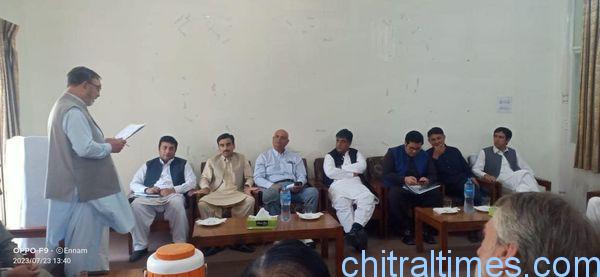 chitraltimes chief secretary visit upper chitral