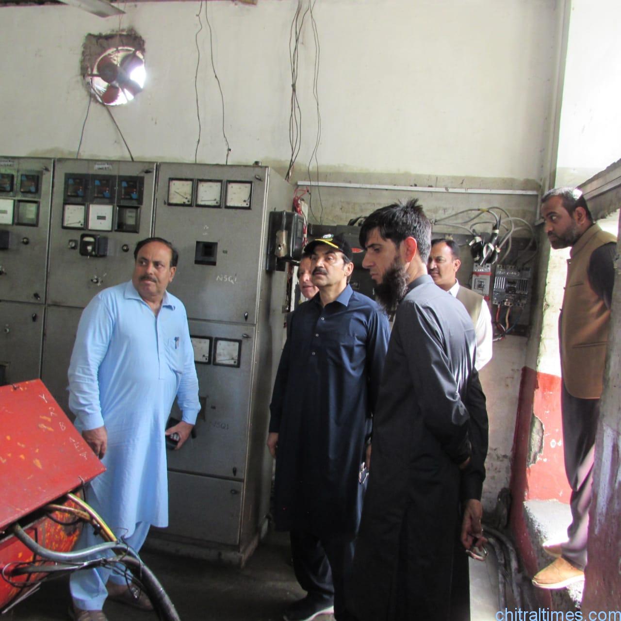 chitraltimes commissioner malakand visit flood hit area lower chitral wapda power house