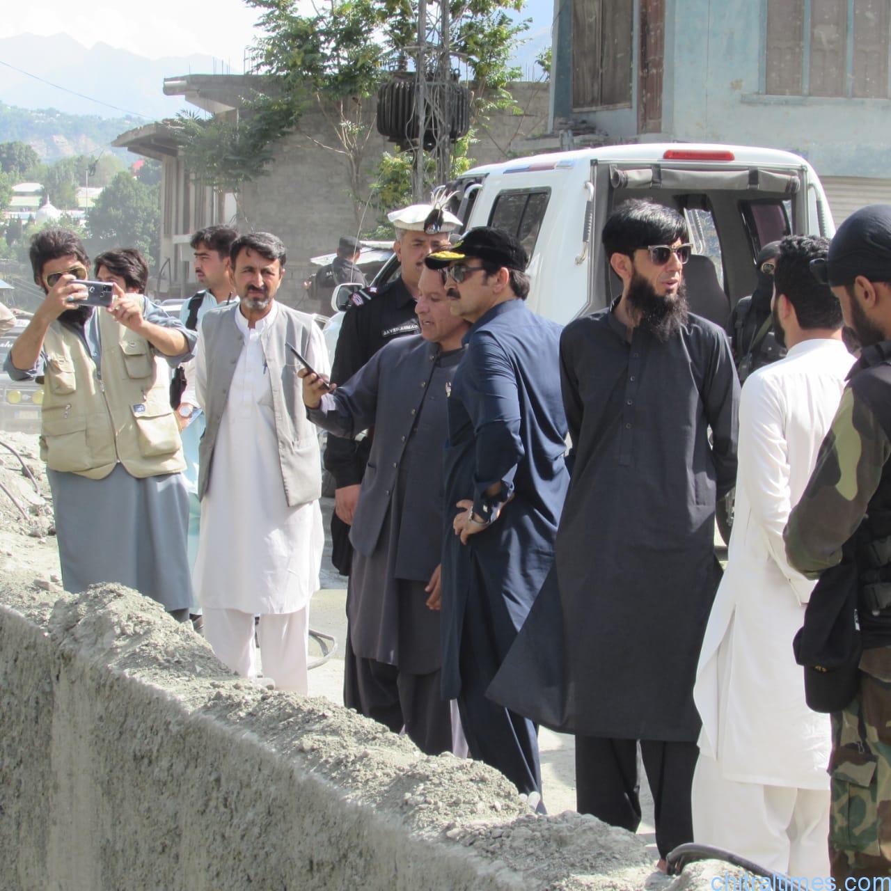chitraltimes commissioner malakand visit flood hit area lower chitral5