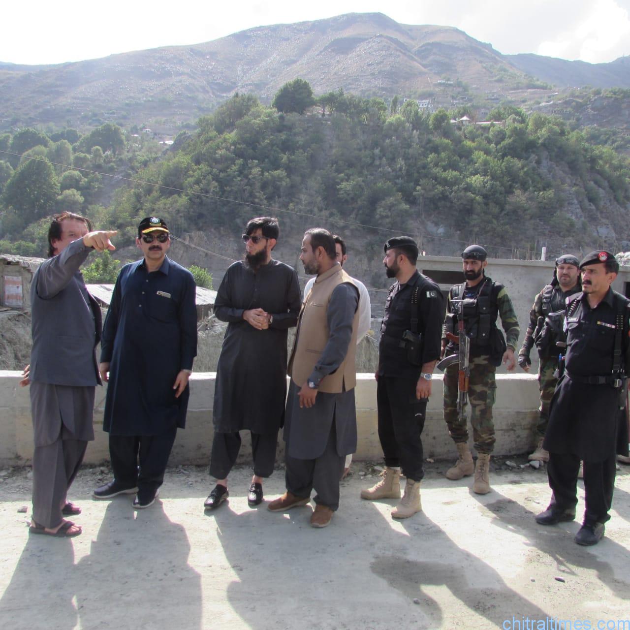 chitraltimes commissioner malakand visit flood hit area lower chitral7