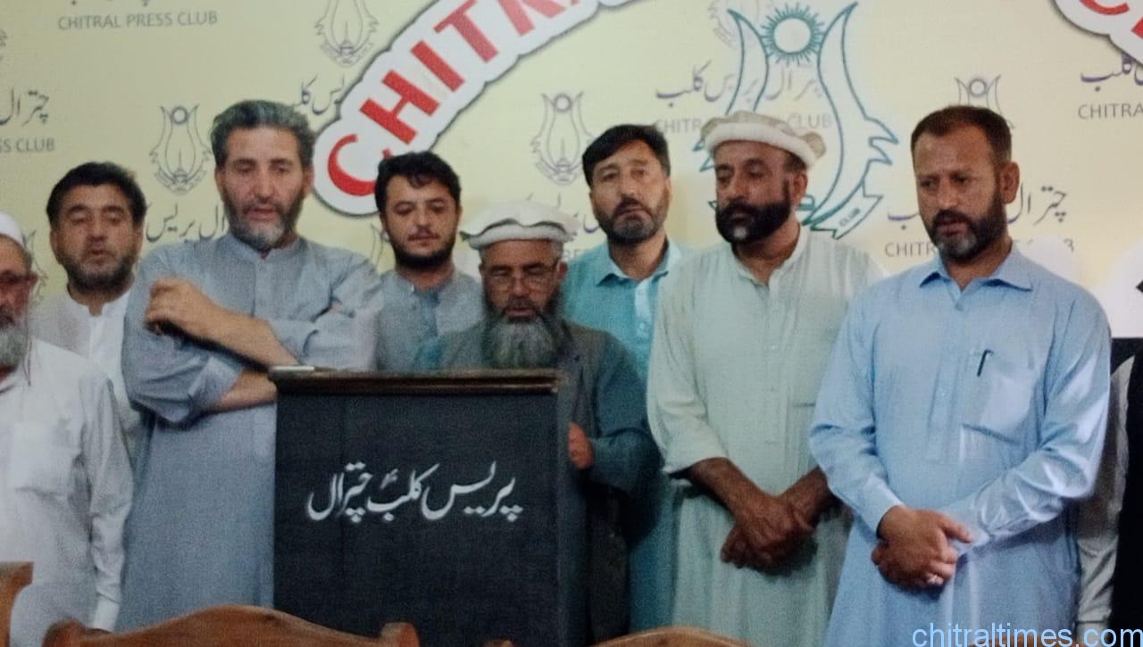 chitraltimes jamat islami chitral press confrence for wheat