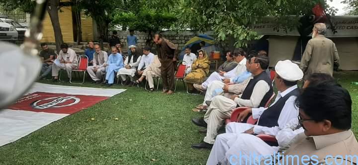 chitraltimes ppp chitral meeting bumburait