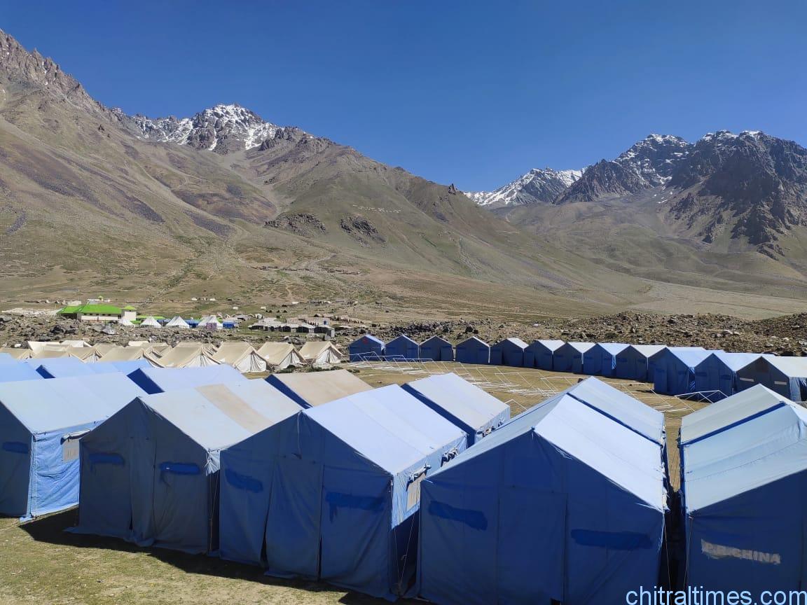 chitraltimes shandur tent village