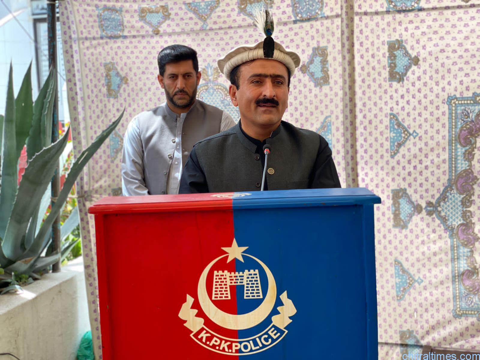 chitraltimes dpo chitral lower salahuddin kundi farewell party police line lower 1