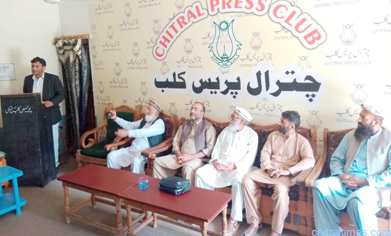 chitraltimes cdm press confrence waqas advocate