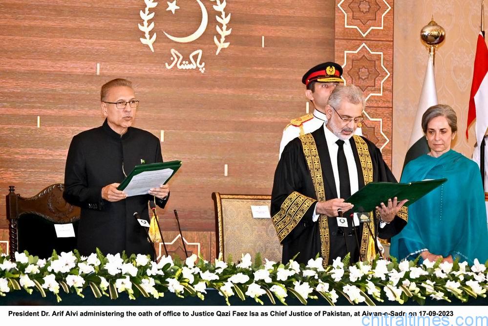 chitraltimes chief justice of Pakistan justice essa takes oath
