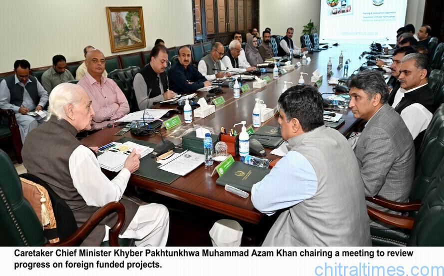 نگران وزیر اعلیٰ خیبر پختونخوا کی زیر صدارت فارن فنڈڈ پراجیکٹس سے متعلق اہم اجلاس