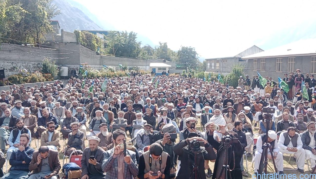 chitraltimes amir jamat islami sirajul haq visit chitral addresses workers convention 20