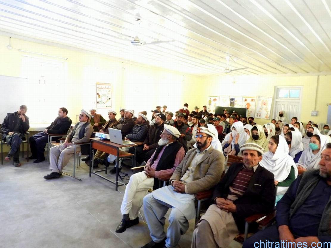 chitraltimes laspure migratory birds day observed in ghs laspure upper chitral 2