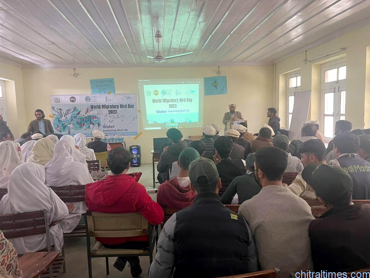 chitraltimes laspure migratory birds day observed in ghs laspure upper chitral 3