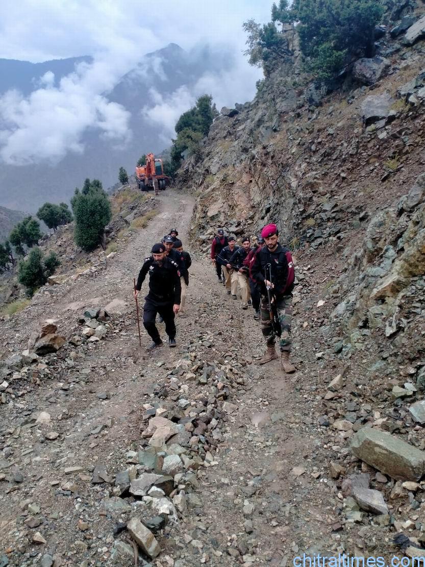 chitraltimes lower chitral police search and stricke operation ps arandu 3