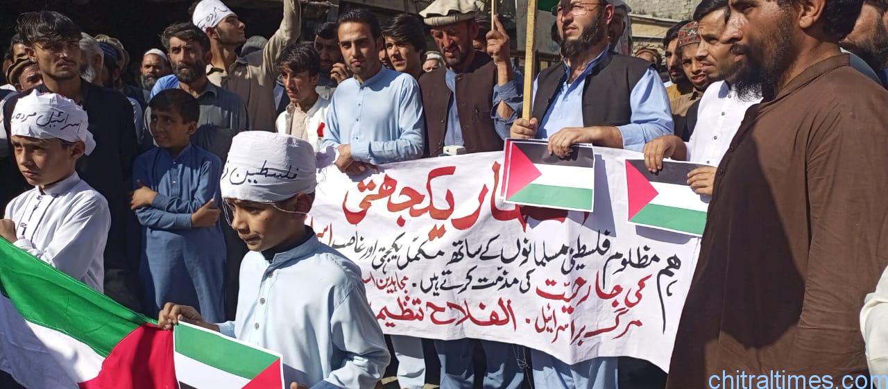 chitraltimes solidarity rally for plastene muslim drosh